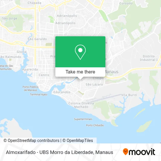 Almoxarifado - UBS Morro da Liberdade map