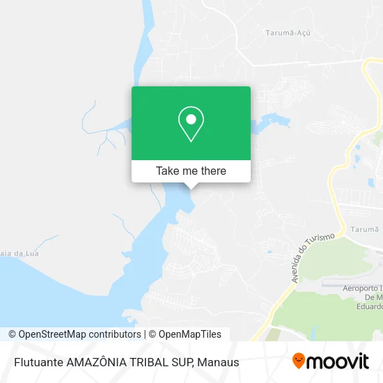 Flutuante AMAZÔNIA TRIBAL SUP map