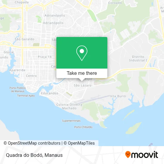 Quadra do Bodó map