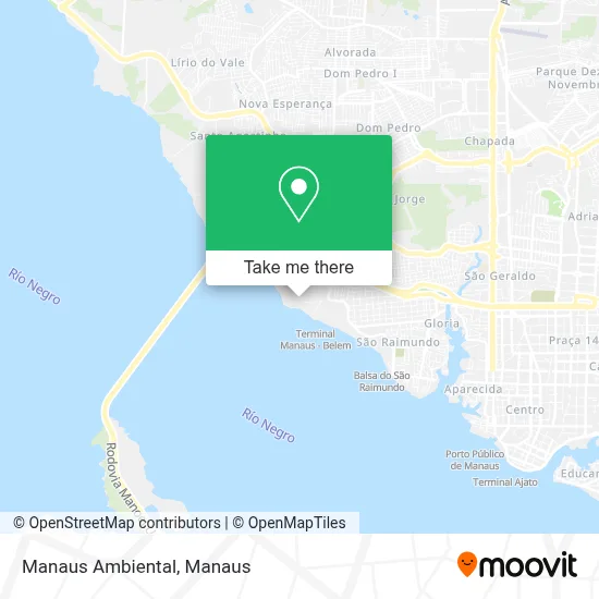 Manaus Ambiental map