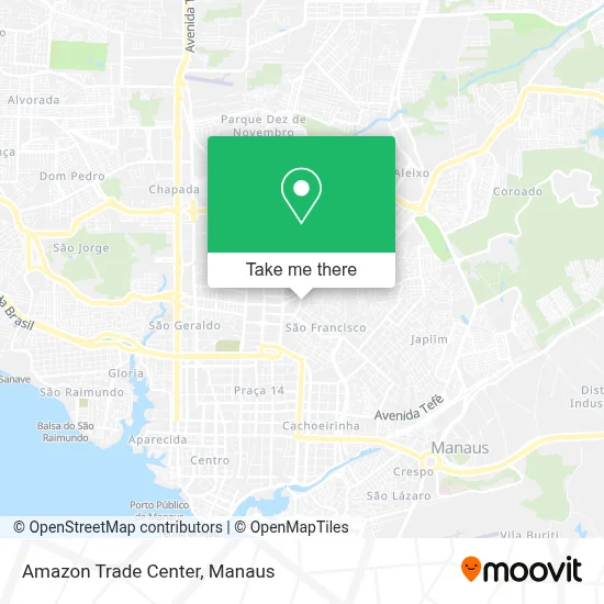 Amazon Trade Center map