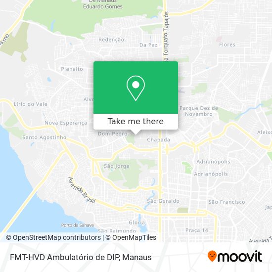 FMT-HVD Ambulatório de DIP map