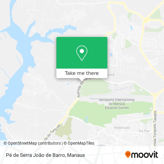 Pé de Serra João de Barro map