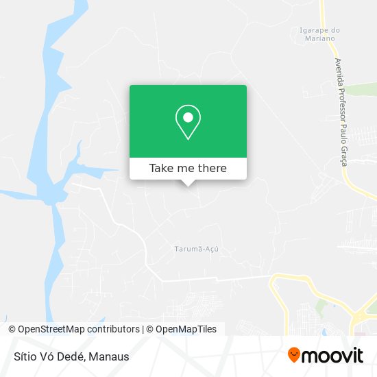 Sítio Vó Dedé map