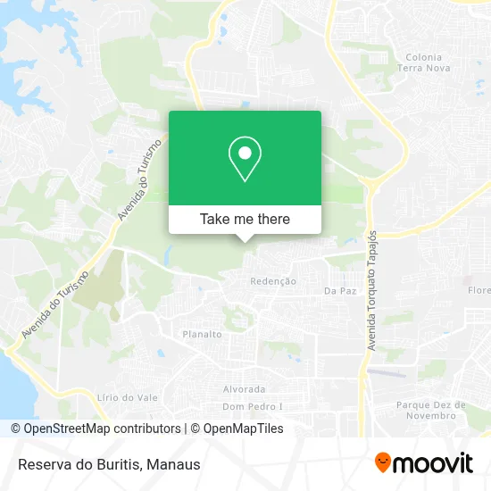 Reserva do Buritis map