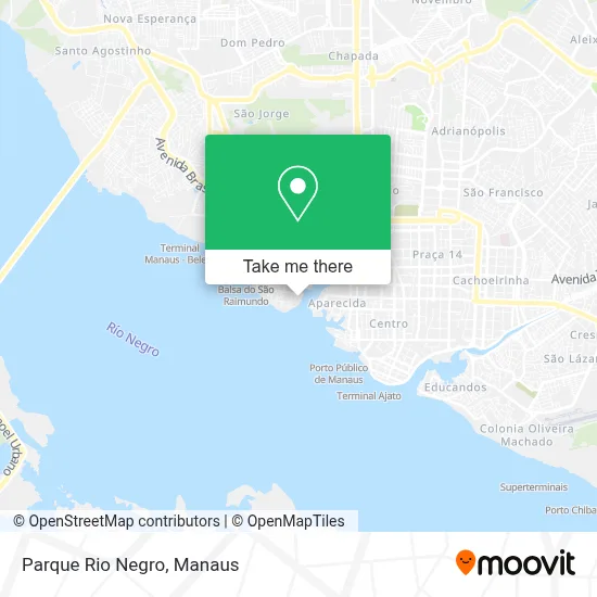 Parque Rio Negro map