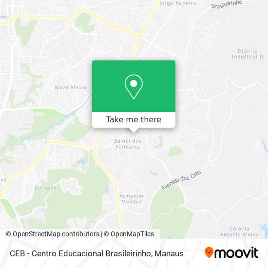CEB - Centro Educacional Brasileirinho map
