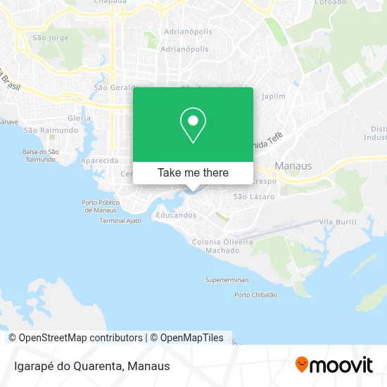 Igarapé do Quarenta map