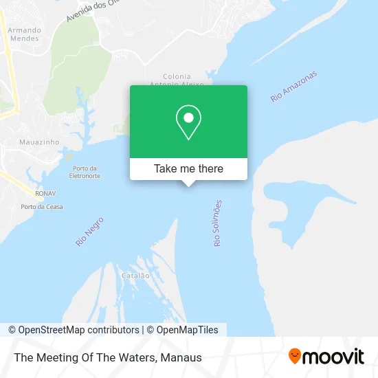 The Meeting Of The Waters map