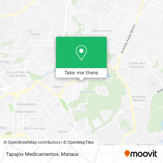 Tapajós Medicamentos map