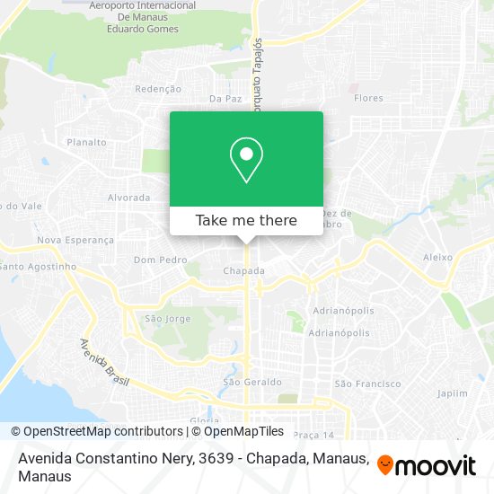 Avenida Constantino Nery, 3639 - Chapada, Manaus map
