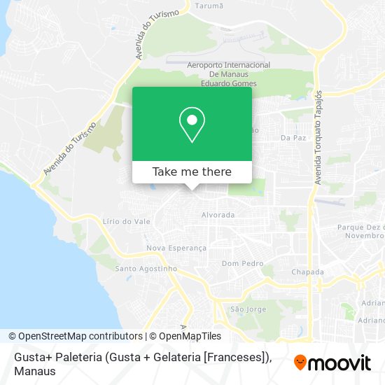 Mapa Gusta+ Paleteria (Gusta + Gelateria [Franceses])