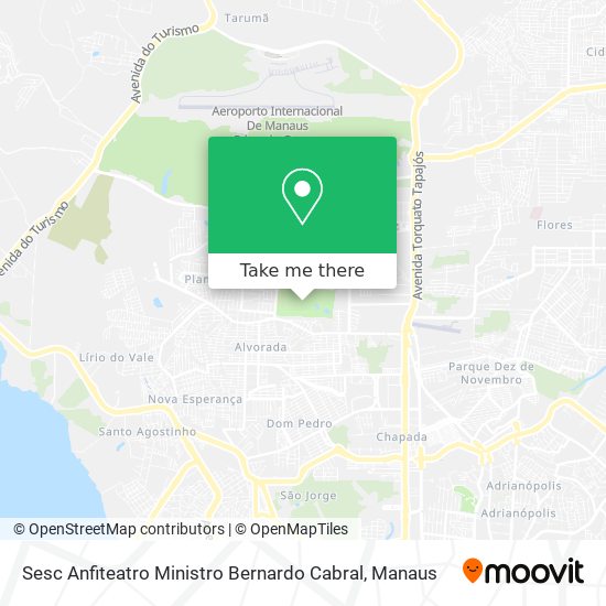 Sesc Anfiteatro Ministro Bernardo Cabral map