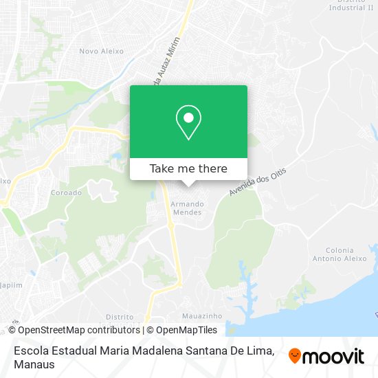Escola Estadual Maria Madalena Santana De Lima map