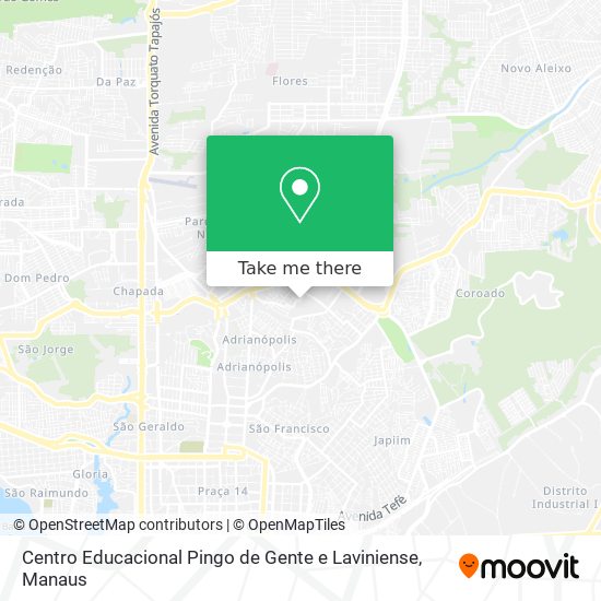 Centro Educacional Pingo de Gente e Laviniense map