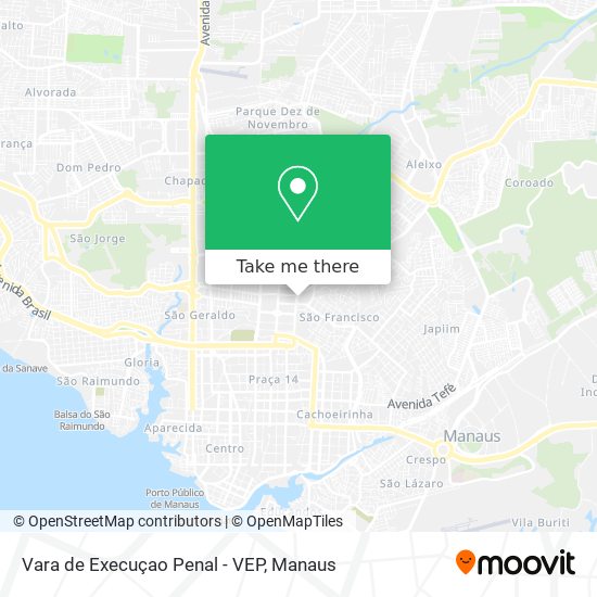 Vara de Execuçao Penal - VEP map