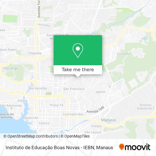 Instituto de Educação Boas Novas - IEBN map