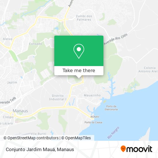 Conjunto Jardim Mauá map