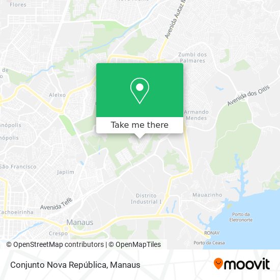 Conjunto Nova República map