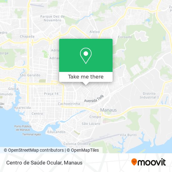 Centro de Saúde Ocular map