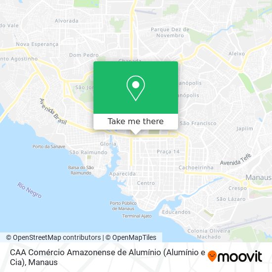 CAA Comércio Amazonense de Alumínio (Alumínio e Cia) map