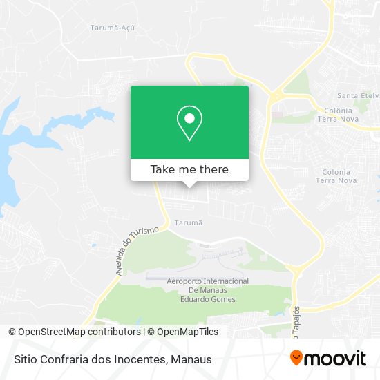 Sitio Confraria dos Inocentes map