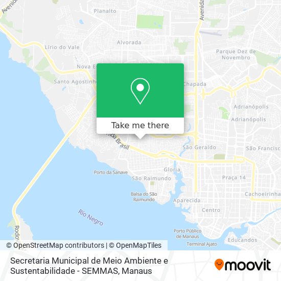 Secretaria Municipal de Meio Ambiente e Sustentabilidade - SEMMAS map