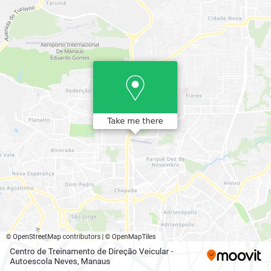 Centro de Treinamento de Direção Veicular - Autoescola Neves map