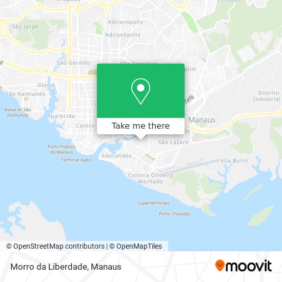 Morro da Liberdade map