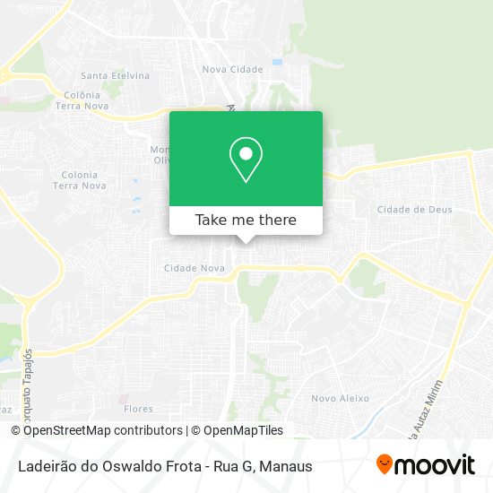 Ladeirão do Oswaldo Frota - Rua G map