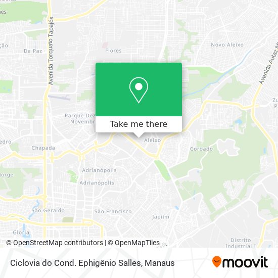 Ciclovia do Cond. Ephigênio Salles map