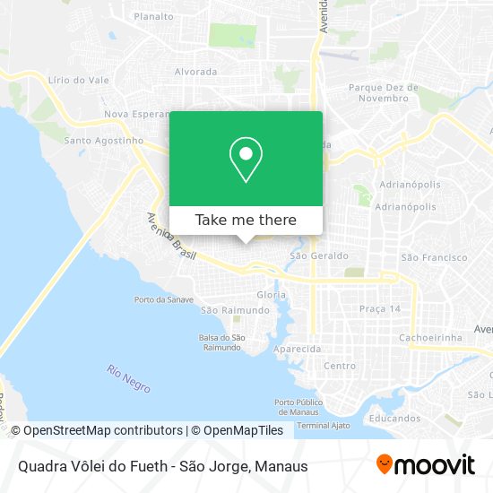 Quadra Vôlei do Fueth - São Jorge map