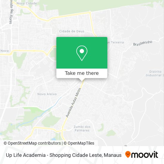 Up Life Academia - Shopping Cidade Leste map