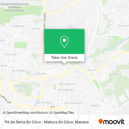 Pé de Serra do Côco - Maloca do Côco map