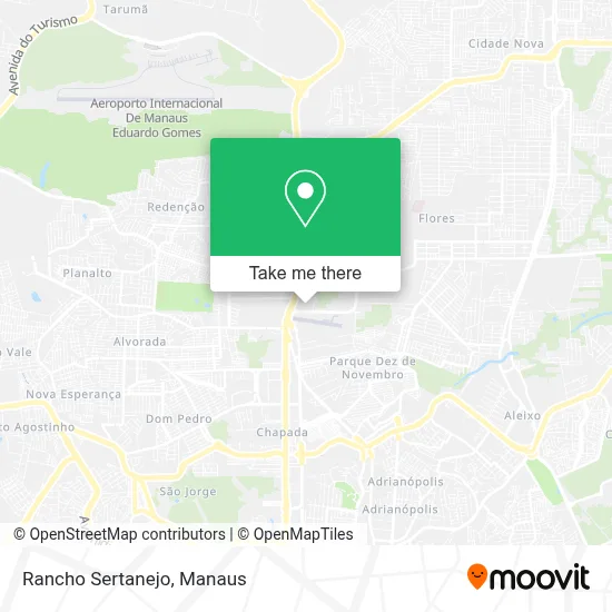 Rancho Sertanejo map