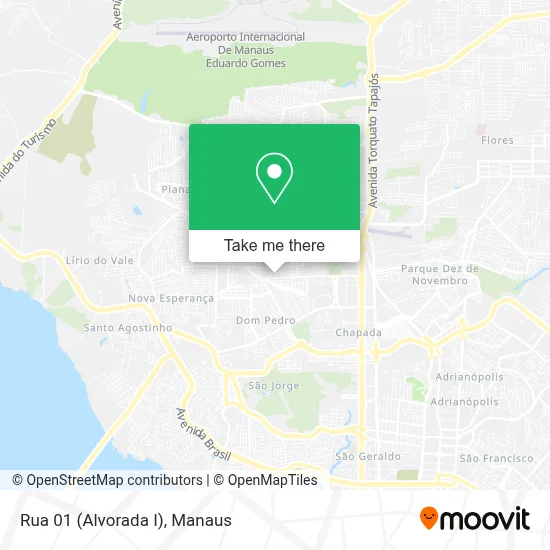 Rua 01 (Alvorada I) map