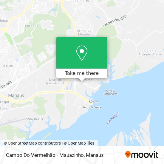 Campo Do Vermelhão - Mauazinho map