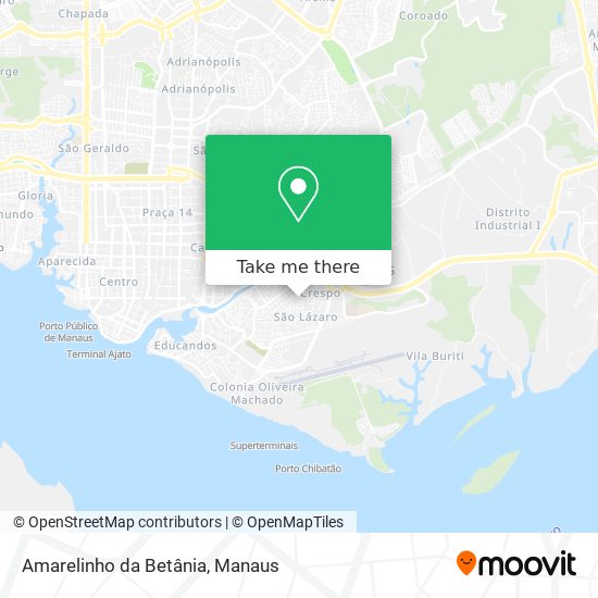Amarelinho da Betânia map