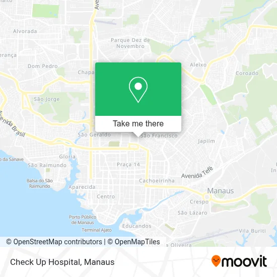 Check Up Hospital map