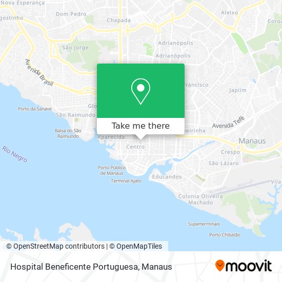 Mapa Hospital Beneficente Portuguesa