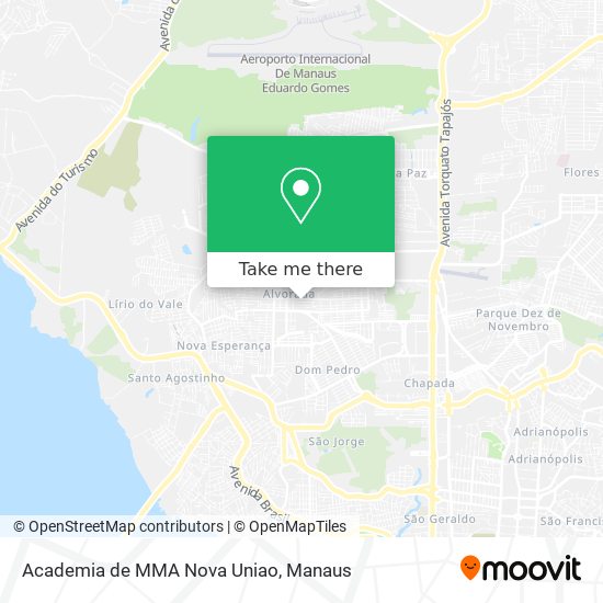 Academia de MMA Nova Uniao map