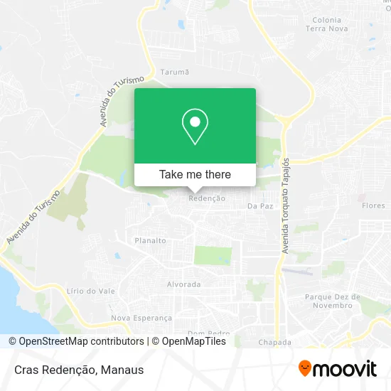 Cras Redenção map