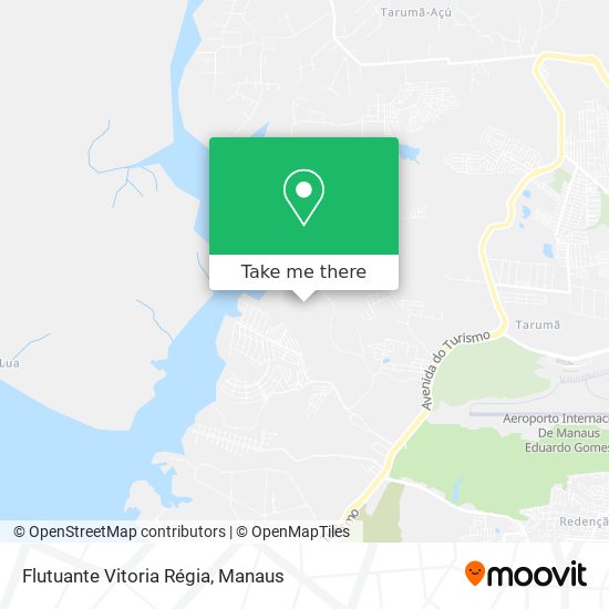 Flutuante Vitoria Régia map