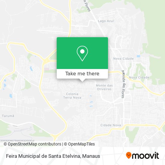 Feira Municipal de Santa Etelvina map