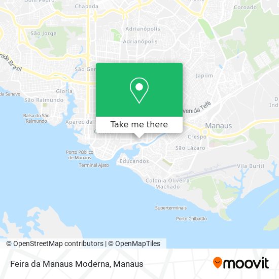 Feira da Manaus Moderna map