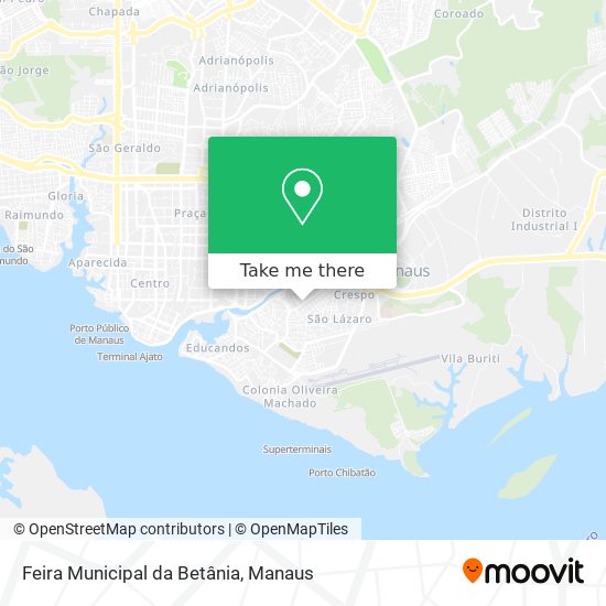 Feira Municipal da Betânia map