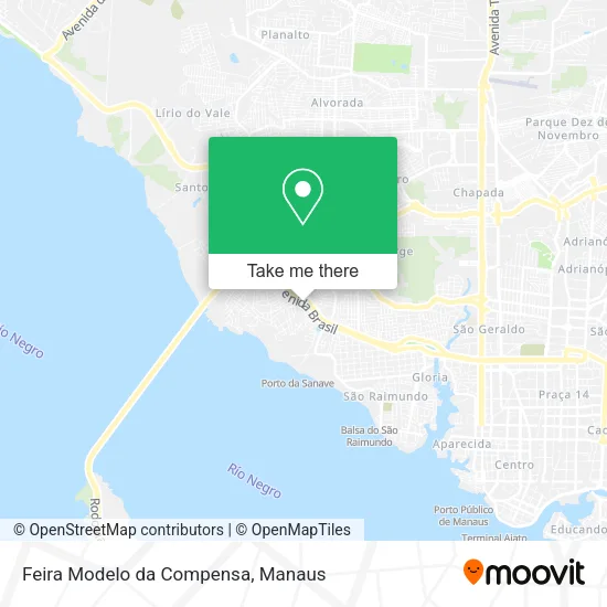 Mapa Feira Modelo da Compensa