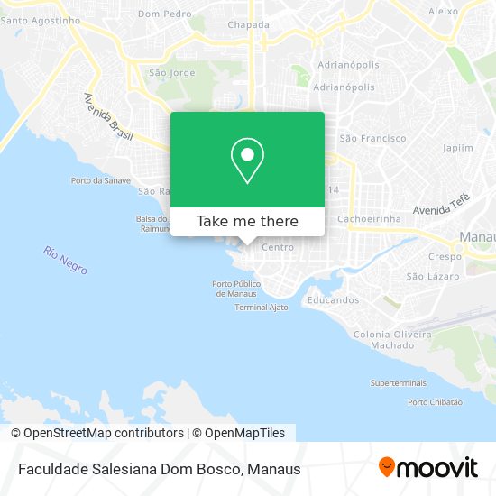 Faculdade Salesiana Dom Bosco map