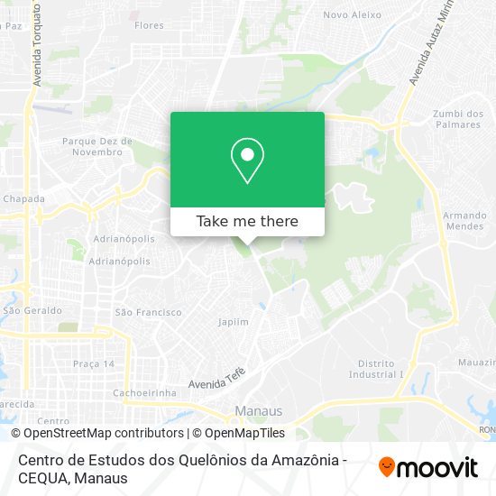 Centro de Estudos dos Quelônios da Amazônia - CEQUA map