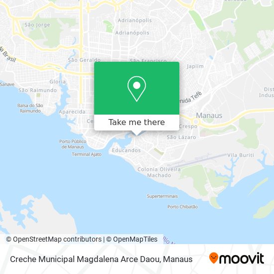 Creche Municipal Magdalena Arce Daou map